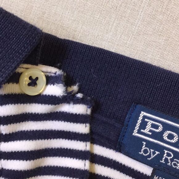 Bundle of 2 Large Shirts Long & Short Plaid Stripe - Picture 4 of 7